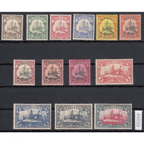 Kolonien Marianen 1901, Mich.-Nr.:  7-19 *