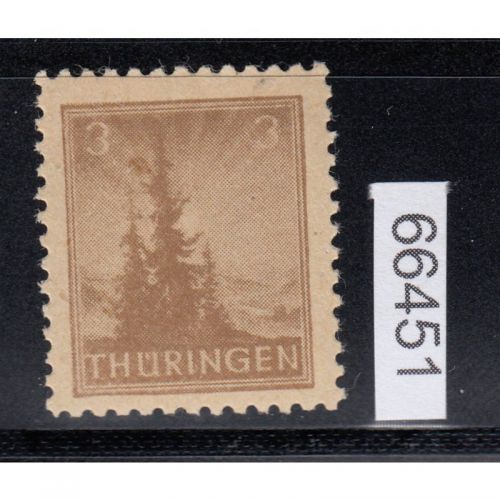 SBZ  1945 Mi.-Nr.: 92 AX c t ** geprüft