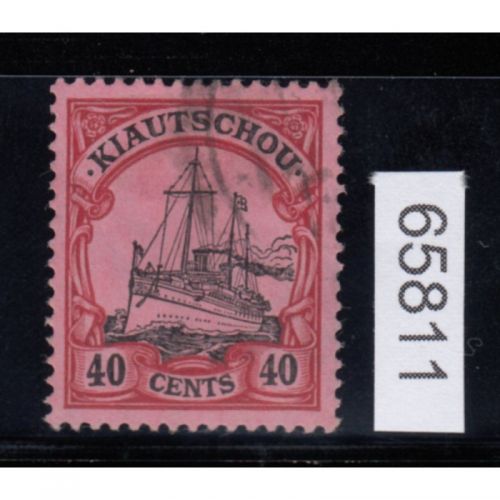 Kolonien Kiautschou 1905, Mich.-Nr.: 33 gestempelt