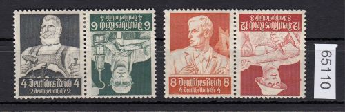 DR 1934 (MH 40), Mich.-Nr.: K 23+24  *