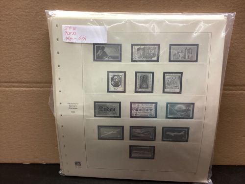 SAFE-Dual BUND 1980-89 Vordrucke  gebraucht