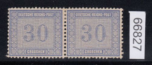 DR 1872, Mich.-Nr.: 13 *   waagerechtes paar