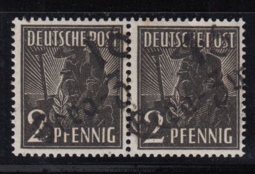 Bezirk 16 nr. 044g Gera 2 Pf. ** waag. paar