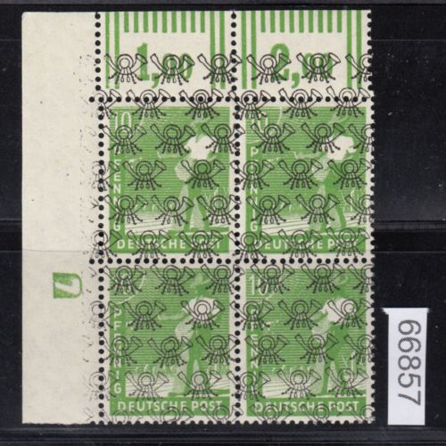 Bizone 1948  Mi. Nr. 39 II ** DZ 7