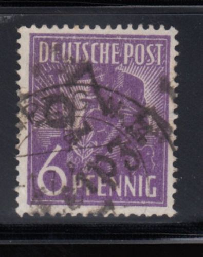 Bezirk 27 nr. 009a Leipzig gest. 6 Pf.  geprüft