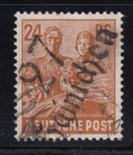 Bezirk 27  nr. 035 b Hainichen gest. 24 Pf.   geprüft