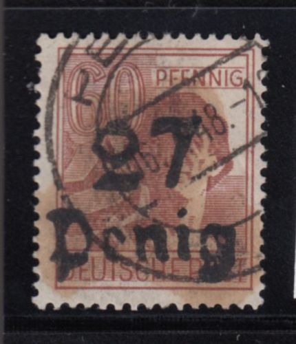 Bezirk 27  nr. 081 a Penig gest. 60 Pf.  geprüft