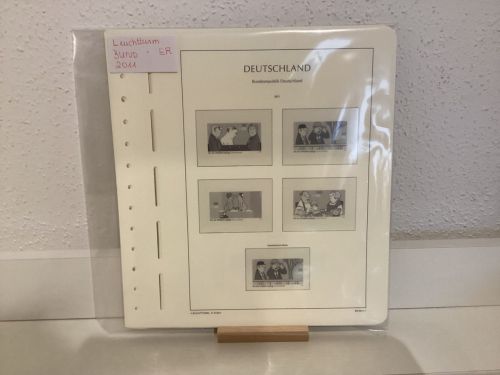 Leuchtturm BUND 2011 Eckrand Vordrucke mit Klemmtaschen gebraucht