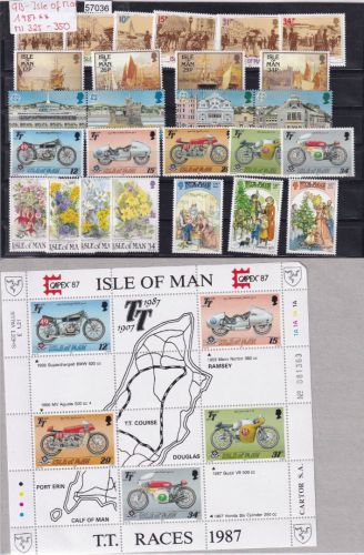 GB-Isle of Man 1987, Mich.-Nr.: ** komplett