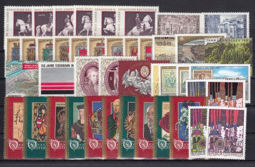 Österreich  1956-2001, Mich.-Nr.:   **  nur Blockeinzelmarken KOMPLETT