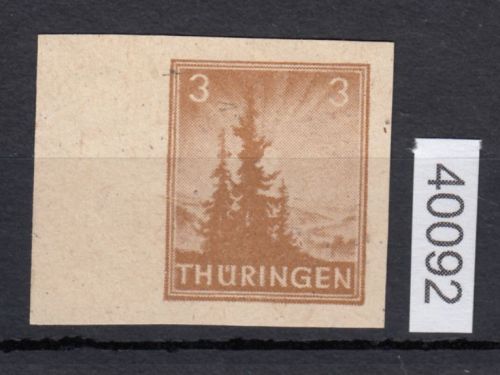 SBZ  1945 Mi.-Nr.: 92 AY z1 U **  geprüft