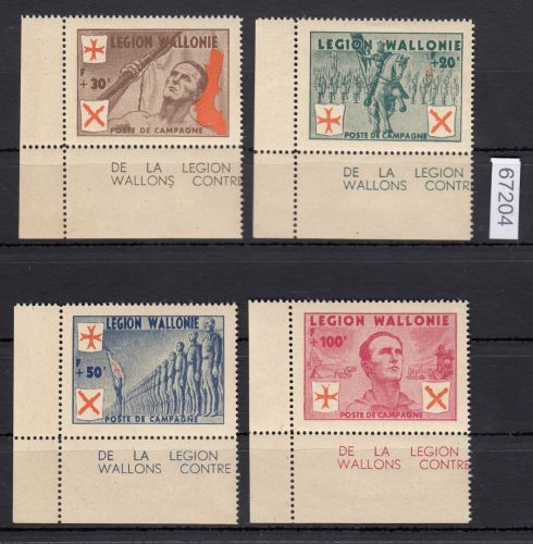Belgien Wolonische Legion  Mi.-Nr. I-IV **/*
