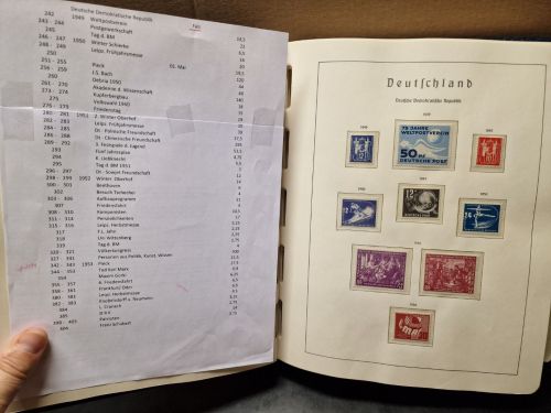 DDR 1949-68, Mich.-Nr.:  ab 242-1433 *  Sammlung
