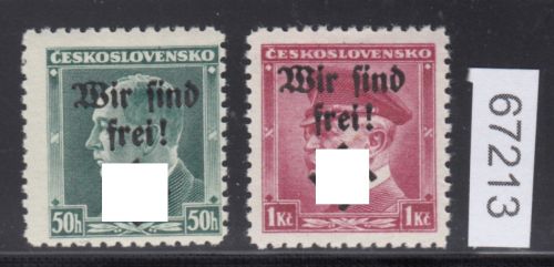 Rumburg, Mi.-Nr.   7+9 **