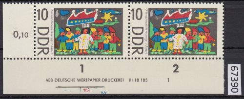 DDR 1967, Mich.-Nr.: 1281 ** DV FNr. 1