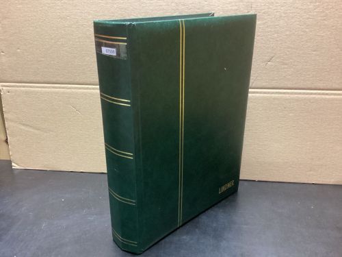 Briefmarkenalbum Lindner Einsteckalbum (leer) DIN A 4 60 Seiten-schwarz  LESEN