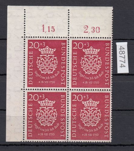 Bund 1950, Mich.-Nr.: 122 ** Eckrand 4er   lesen
