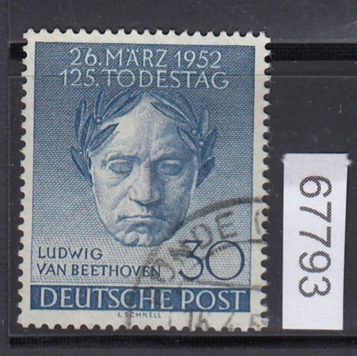 Berlin 1952, Mich.-Nr.: 87 gestempelt
