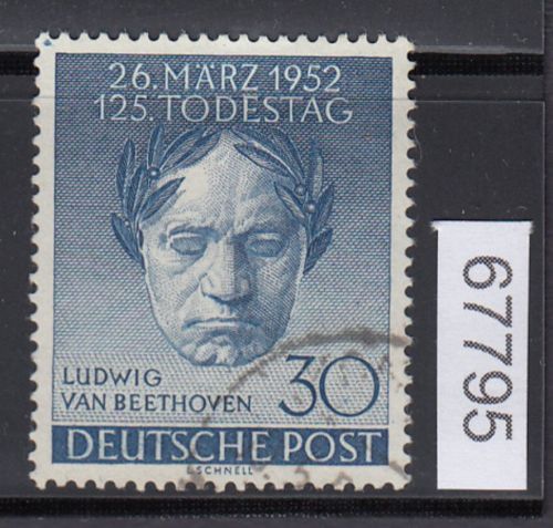 Berlin 1952, Mich.-Nr.: 87 gestempelt
