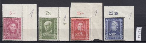 Bund 1949, Mich.-Nr.: 117-20 ** Eckrand  lesen