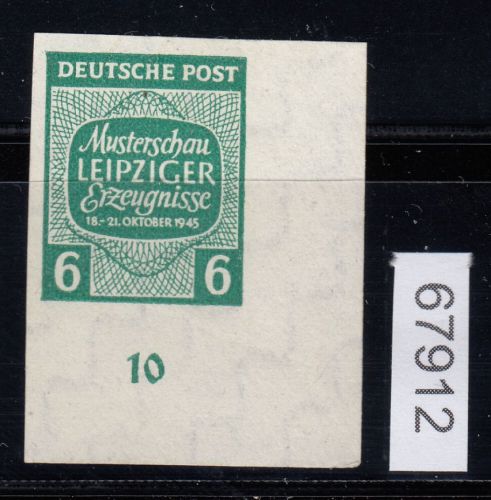 SBZ  1945 Mi.-Nr.:124 X U ** geprüft  Michel 150,00