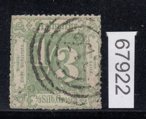 AD Thurn und Taxis 1865, Mich.-Nr.: 36 gestempelt geprüft