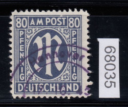 Bizone 1945  Mi. Nr. 34 a C gestempelt geprüft