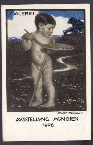 AD Bayern 1908 Privatganzsachen  gelaufen