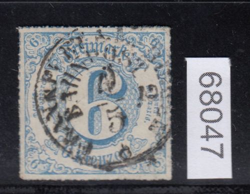 AD Thurn und Taxis 1866, Mich.-Nr.: 53 gestempelt geprüft