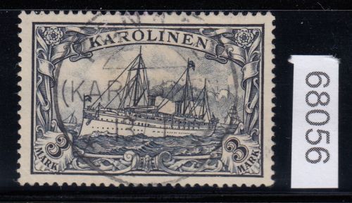 Kolonien Karolinen 1900, Mich.-Nr.: 18 gestempelt geprüft