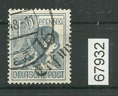 Bezirk 16 nr. 030i Erfurt 1a ⨀ 12 Pf. geprüft BPP