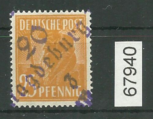 Bezirk 20 nr. 101f Magdeburg 1 z ** 25 Pf., violett, geprüft BPP