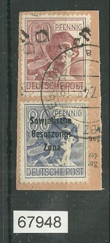 Bezirk 29 nr. 015 Eilsleben ⨀ 60 Pf. geprüft BPP