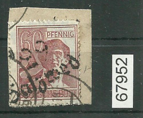 Bezirk 29 nr. 036 Salzwedel ⨀ 60 Pf. geprüft BPP