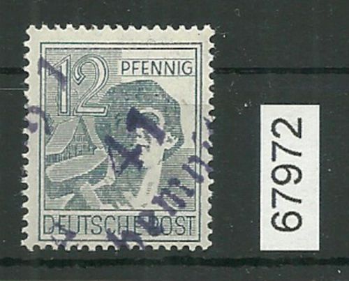 Bezirk 41 nr. 001b Chemnitz 1 a ** 12 Pf., violett, geprüft BPP