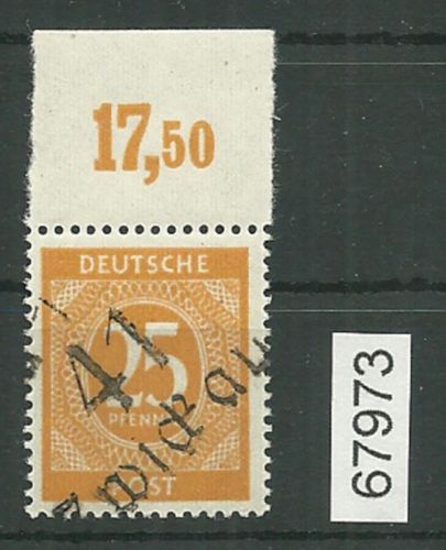 Bezirk 41 nr. 113d Zwickau 1 ** 25 Pf., Ziffer, POR ndgz, geprüft BPP