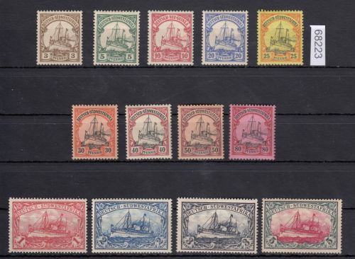 Kolonien Dt. Südwestafrika 1901, Mich.-Nr.: 11-23 *