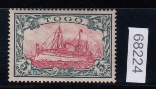Kolonien Togo 1900, Mich.-Nr.:19 I *  Retusche