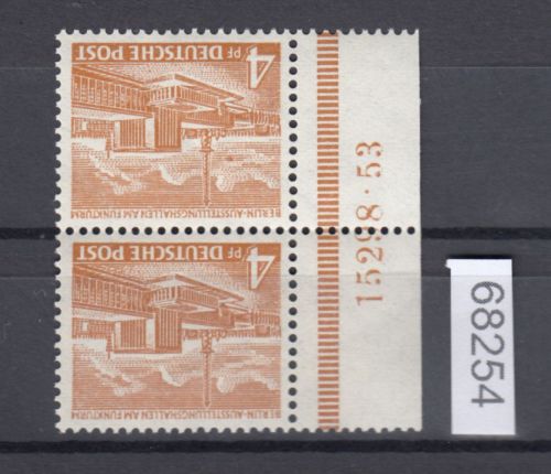 Berlin 1953, Mich.-Nr.: 112 ** senkr.-paar  mit HAN