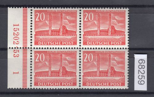 Berlin 1953, Mich.-Nr.: 113 ** senkr.-paar  mit HAN
