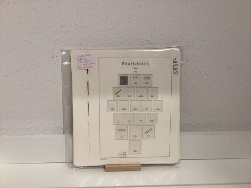 Leuchtturm Berlin 1948-73 Vordrucke mit Klemmtaschen gebraucht  (Altes System)