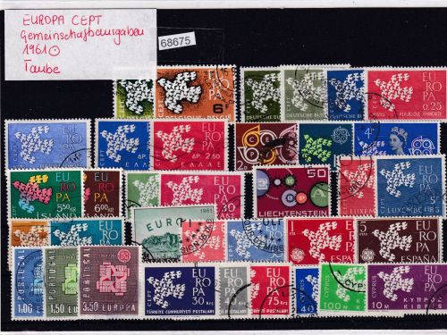 CEPT 1961, Mich.-Nr.: gestempelt komplett