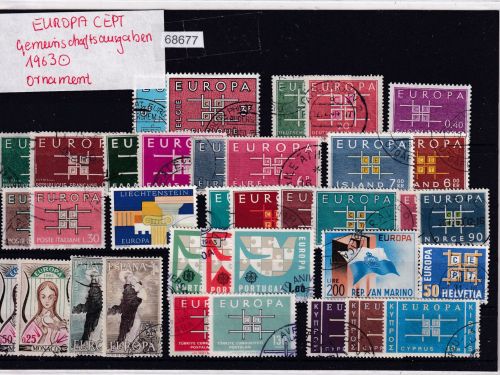 CEPT 1963, Mich.-Nr.: gestempelt komplett