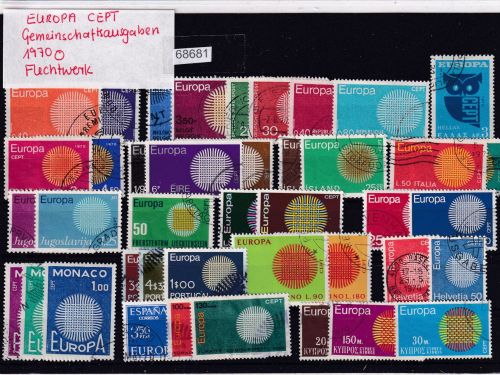 CEPT 1970, Mich.-Nr.: gestempelt komplett