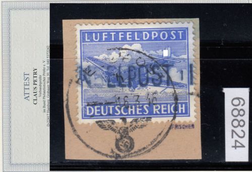 Feldpost, Mi.-Nr.11 Aa gestempelt geprüft  Attest