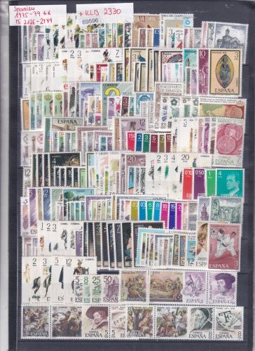 Spanien 1975 - 1979, Mich.-Nr.: ** 2126 - 2449 + KLB2330
