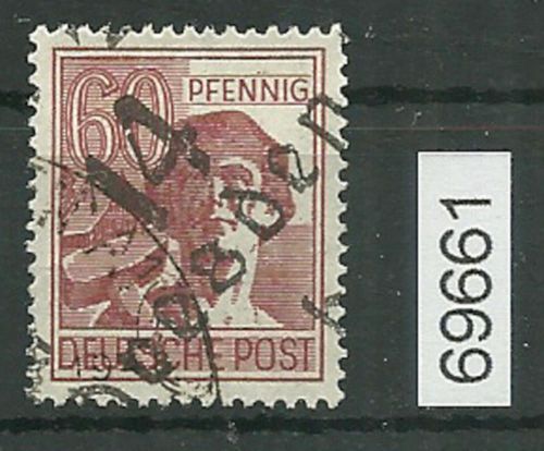 Bezirk 14 nr. 001b Dresden 1 b ʘ 60 Pf. geprüft BPP