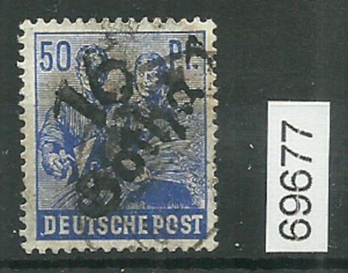 Bezirk 16 nr. 049a Gotha 1 ʘ 50 Pf. geprüft BPP