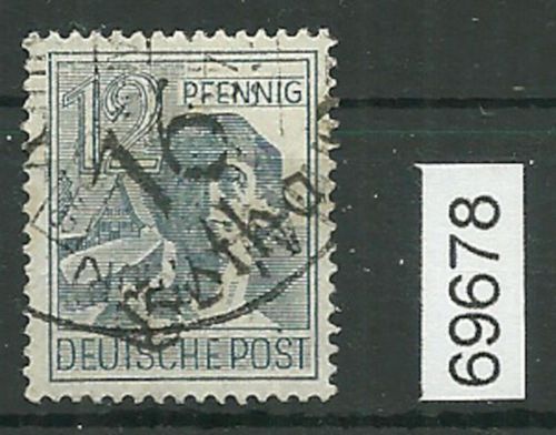 Bezirk 16 nr. 049d Gotha 2 ʘ 12 Pf. geprüft BPP