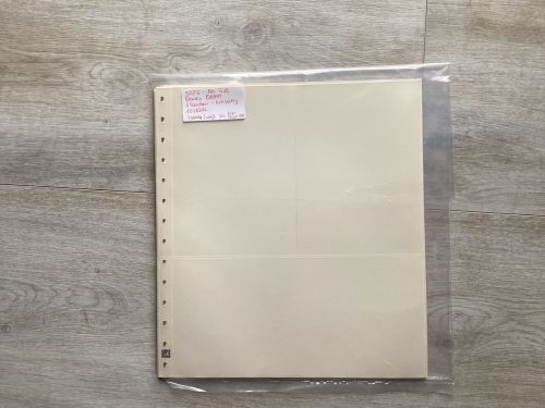 SAFE Dual Blanco- Blätter ( 518)   10er-Bögen  10 Stück   3 Taschen